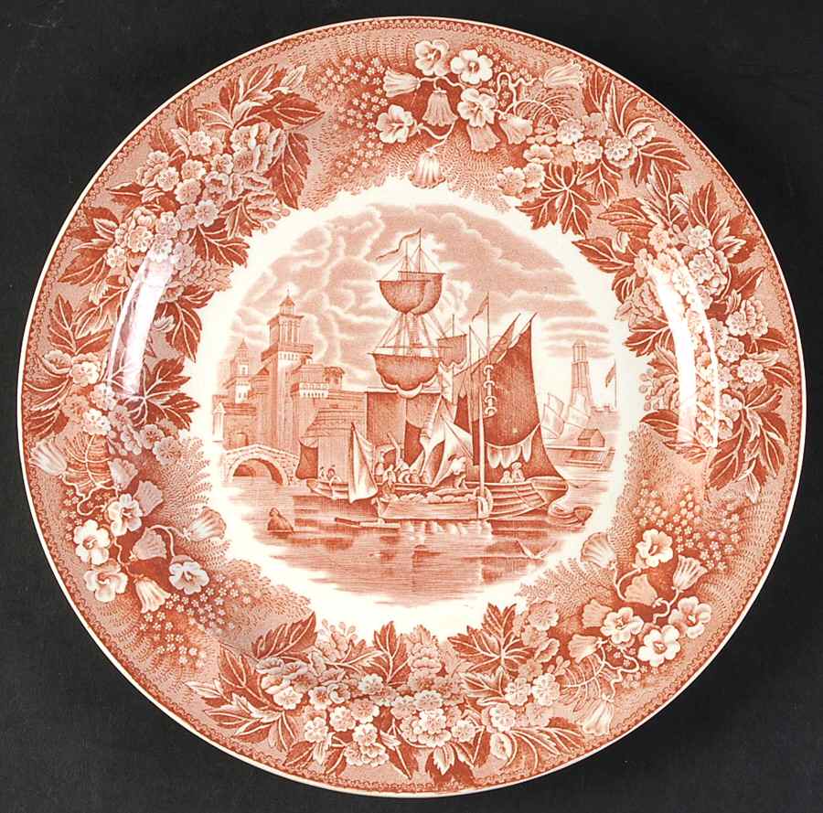 Ferrara Light Brown Luncheon Plate by Wedgwood-1