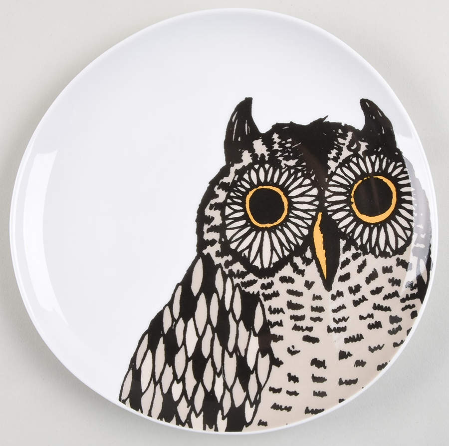 Owl Organic Dessert/Pie Plate by West Elm-1