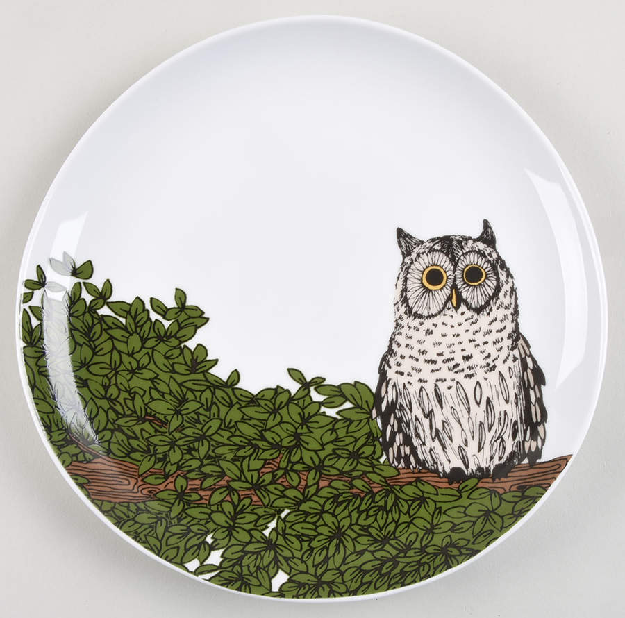 Owl Organic Dessert/Pie Plate by West Elm-1