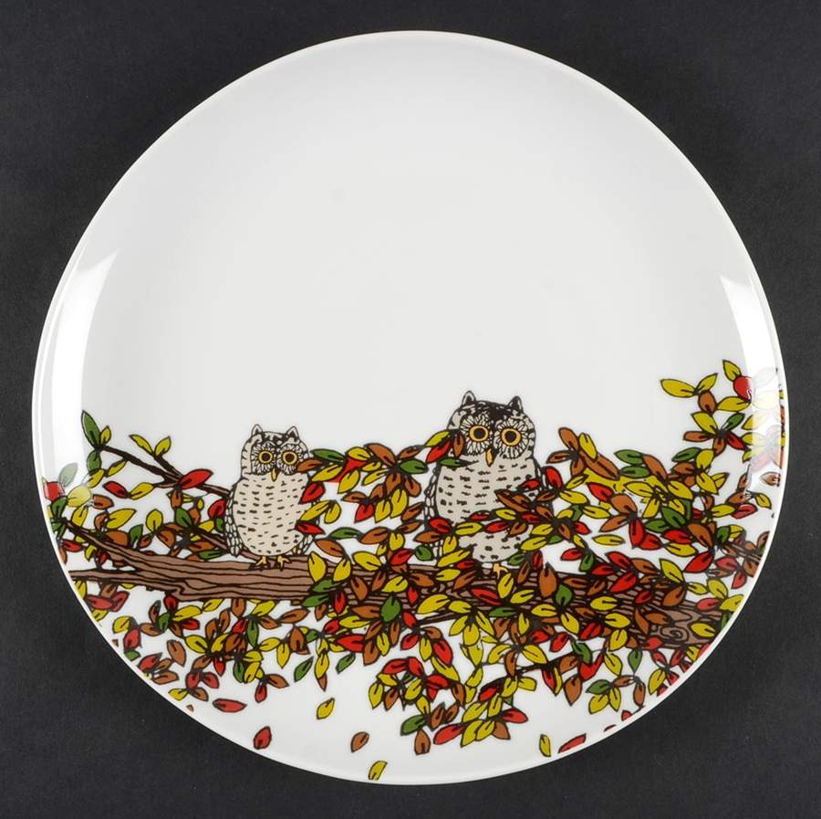 Owl Organic Dessert/Pie Plate by West Elm-1