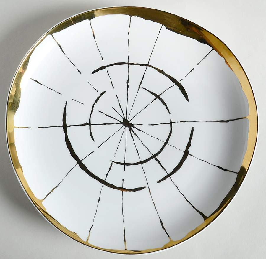 Wood Slices Dinner Plate by West Elm-1