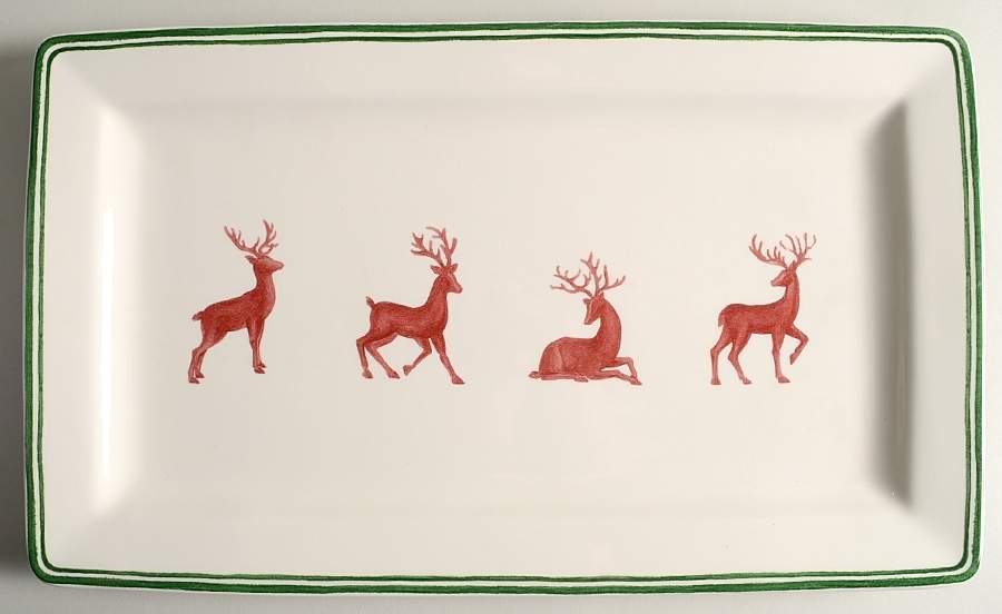 Winter Stag 17" Rectangular Serving Platter by Williams-Sonoma-1