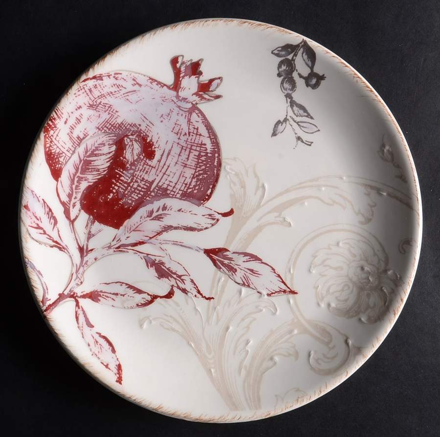Winter Toile Salad/Dessert Plate by Williams-Sonoma-1