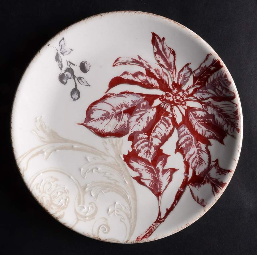 Winter Toile Salad/Dessert Plate by Williams-Sonoma-1