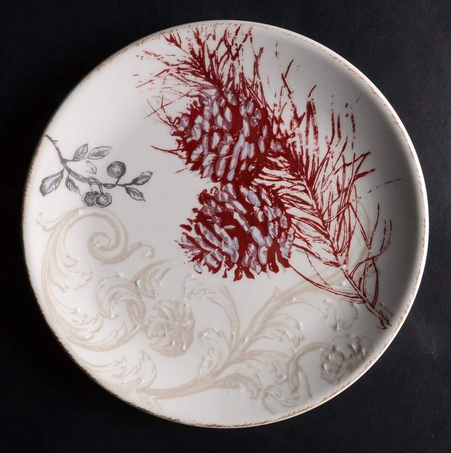 Winter Toile Salad/Dessert Plate by Williams-Sonoma-1