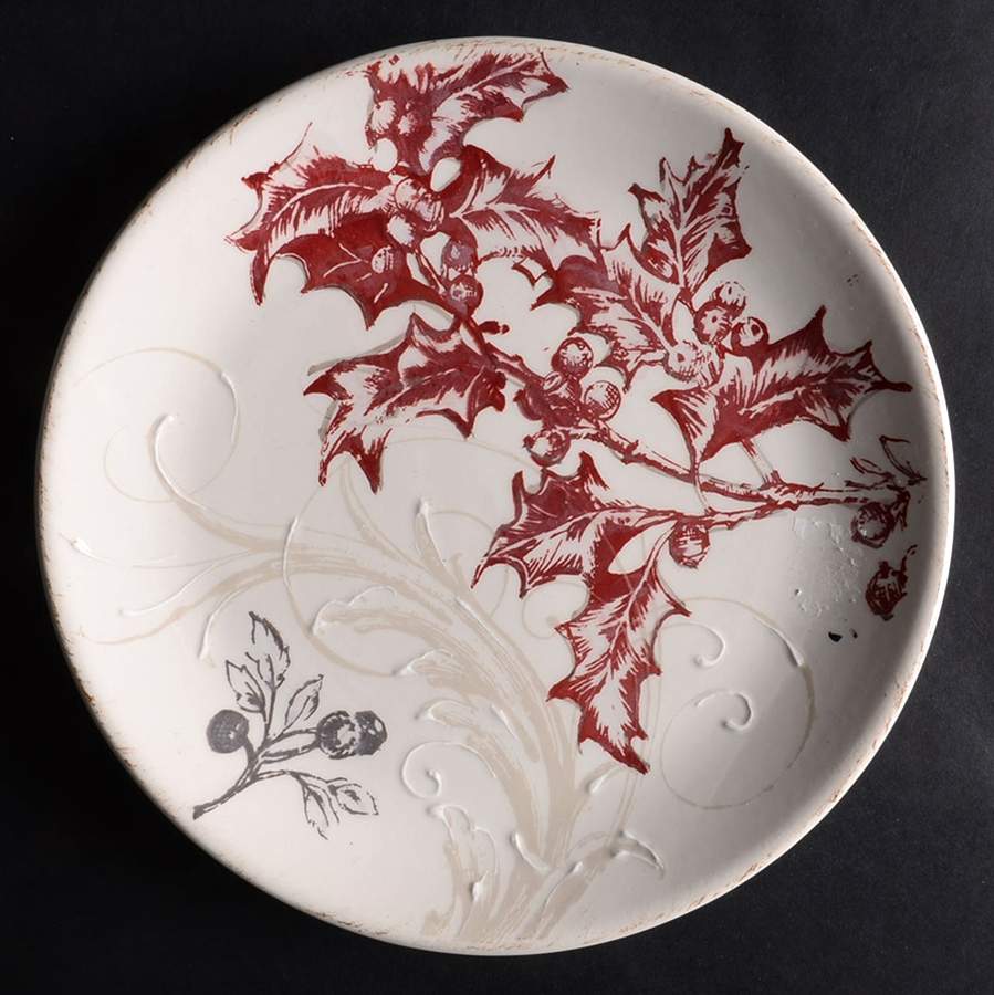 Winter Toile Salad/Dessert Plate by Williams-Sonoma-1