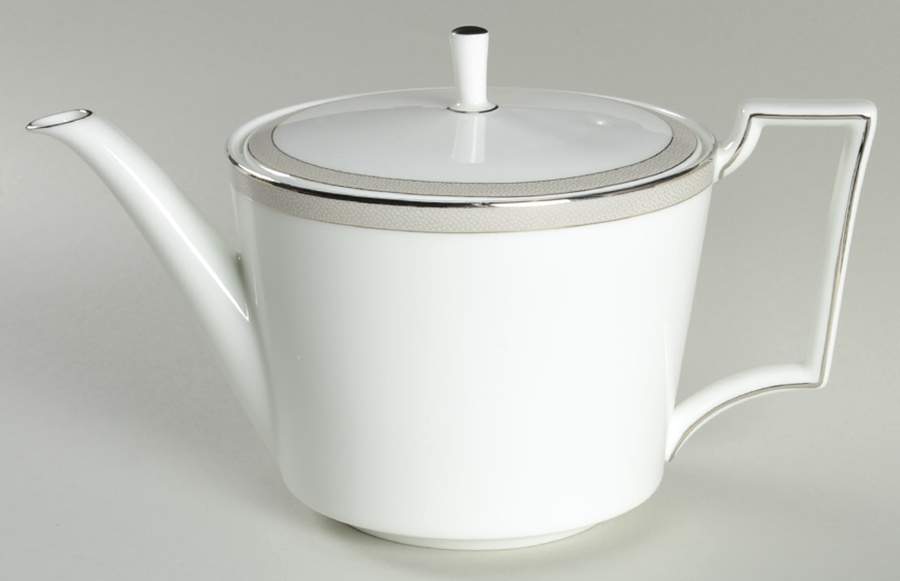 Patina Platinum Teapot & Lid by Wedgwood-1