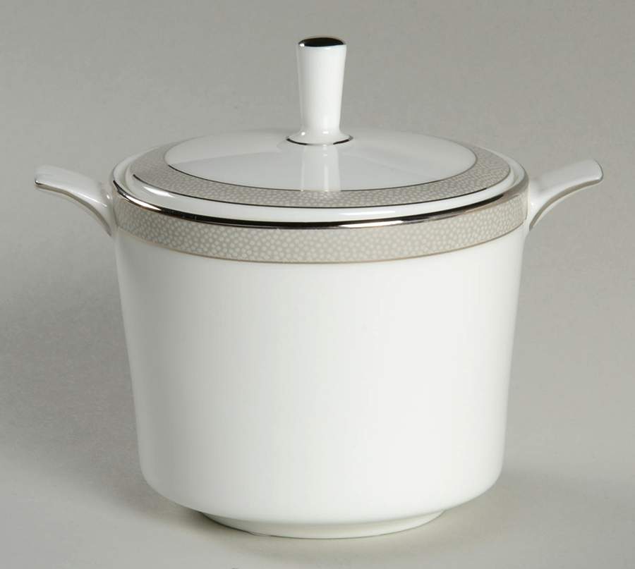 Patina Platinum Sugar Bowl & Lid by Wedgwood-1