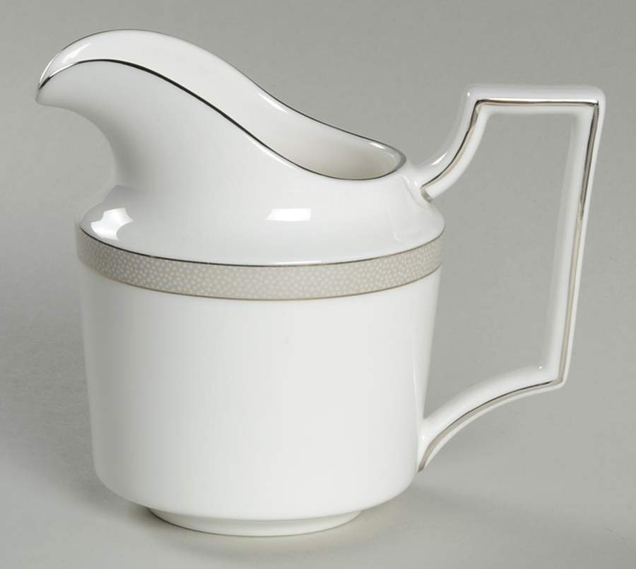 Patina Platinum Creamer by Wedgwood-1