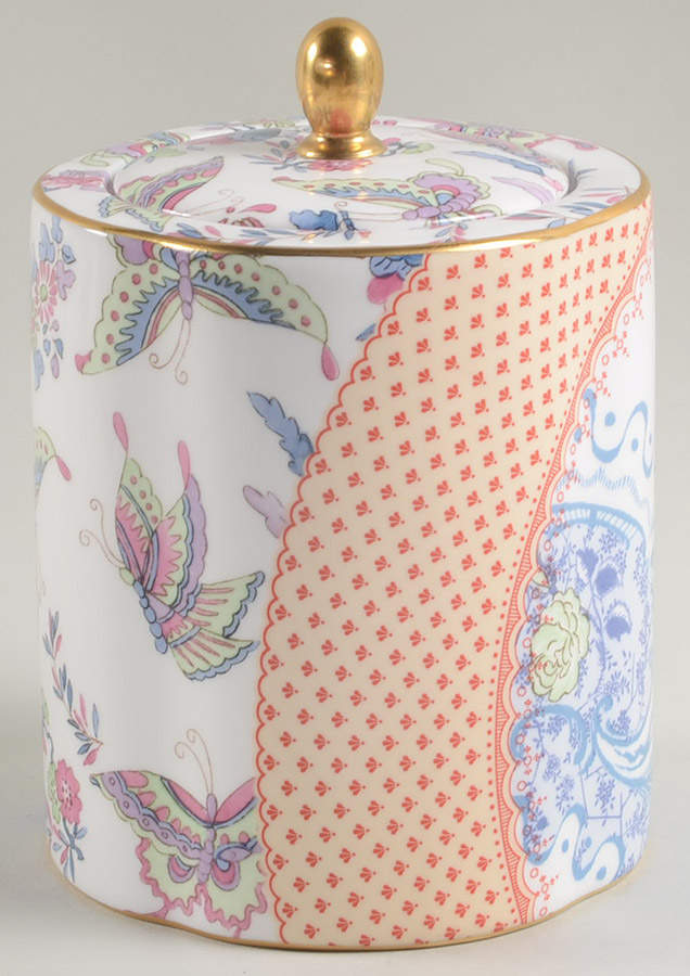Butterfly Bloom Tea Caddy & Lid by Wedgwood-1