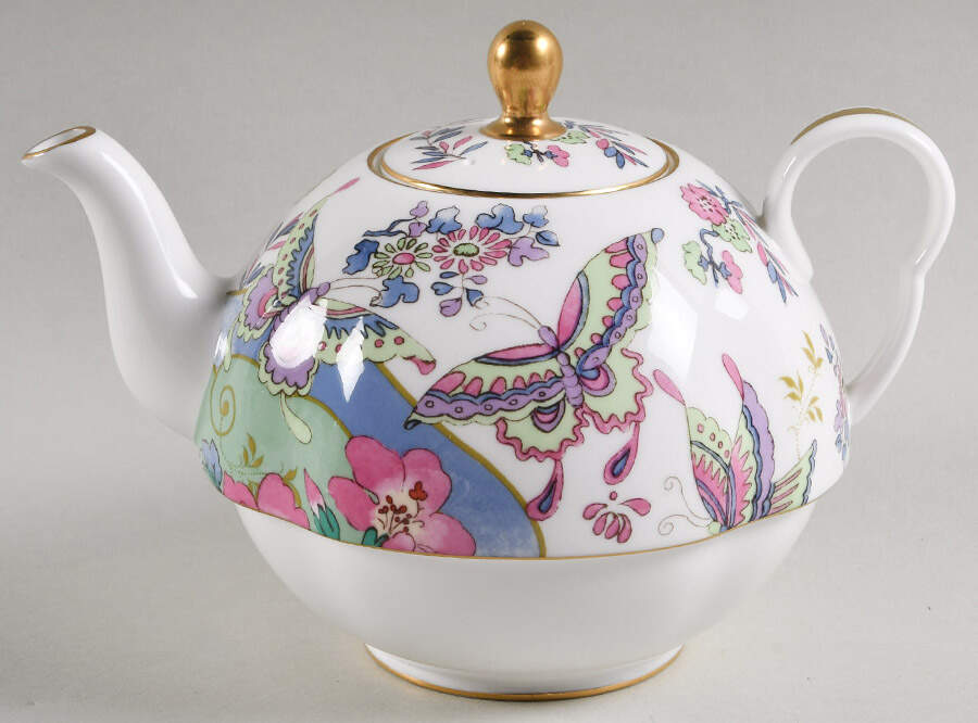Butterfly Bloom Tea for 1-Teapot & Lid No Cup or Saucer by Wedgwood-1