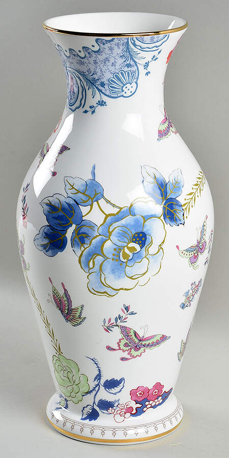 Butterfly Bloom 13" Vase by Wedgwood-1