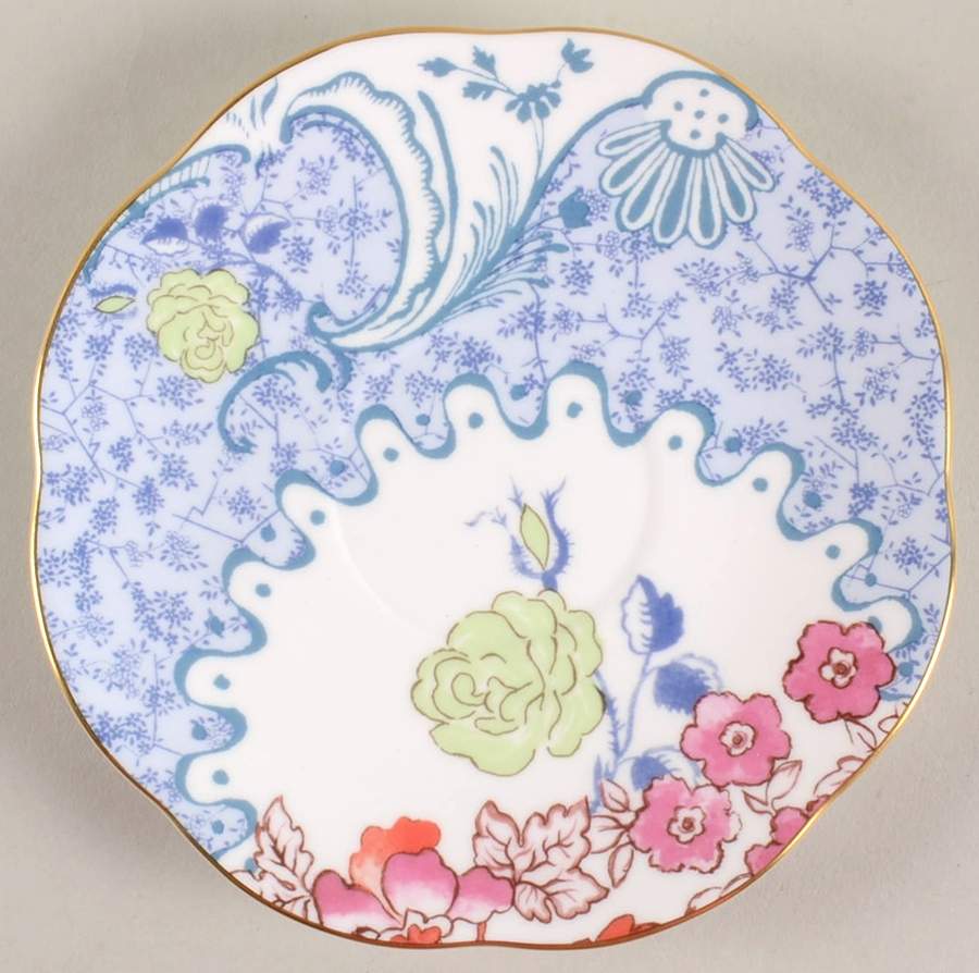 Butterfly Bloom Saucer for Footed Cup by Wedgwood-1