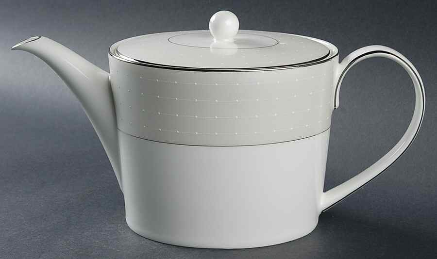 Etoile Platinum Teapot & Lid by Waterford China-1