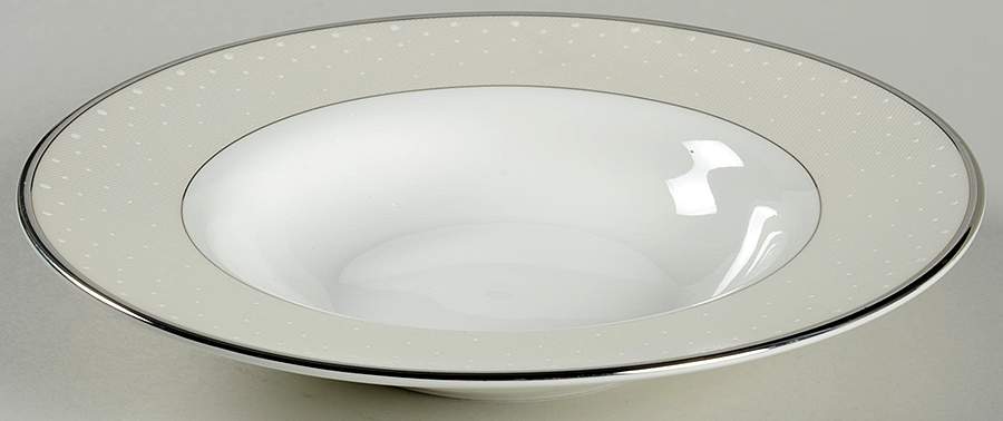 Pointe d'Esprit Rim Soup Bowl by Waterford China-1