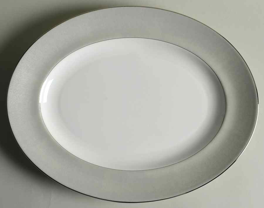 Stardust 14" Oval Serving Platter by Waterford China-1