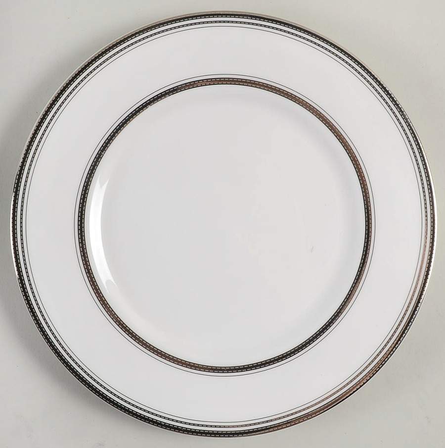 Platine Accent Luncheon Plate by Waterford China-1