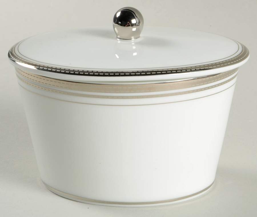 Platine Sugar Bowl & Lid by Waterford China-1