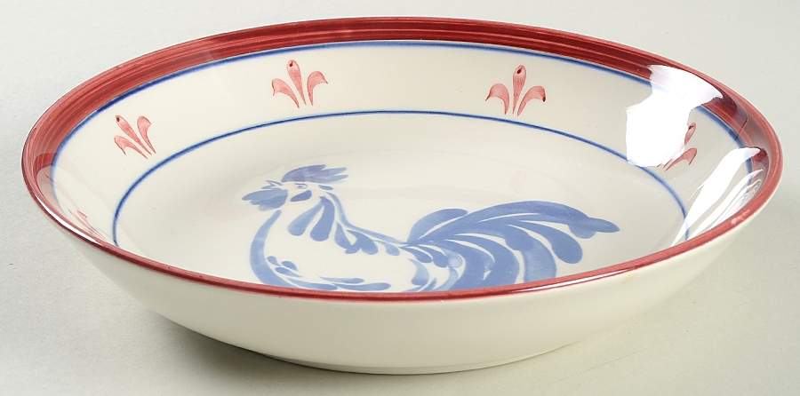 Country Rooster 9" Individual Pasta Bowl by Williams-Sonoma-1