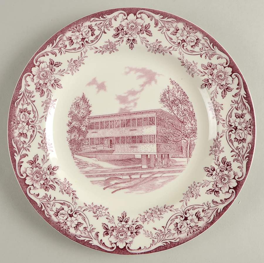 Fairleigh Dickinson College Mulberry Dinner Plate by Wedgwood-1