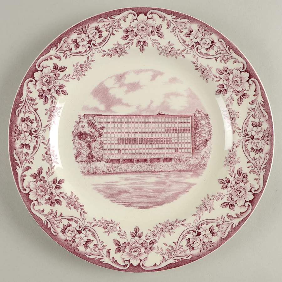 Fairleigh Dickinson College Mulberry Dinner Plate by Wedgwood-1