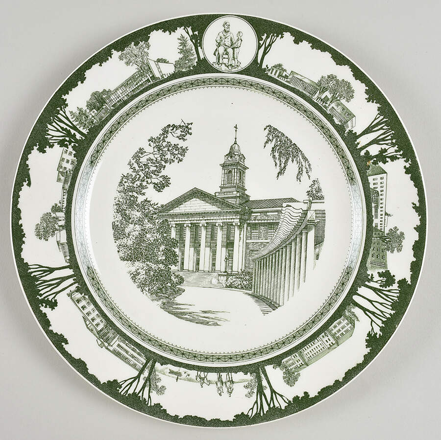 State University of New York Dinner Plate by Wedgwood-1