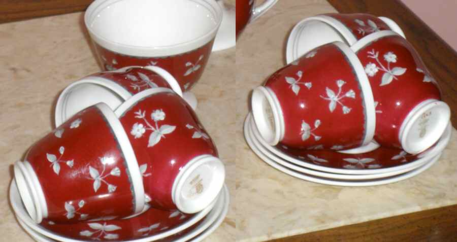 S373 Footed Cup & Saucer Set by Wedgwood-1