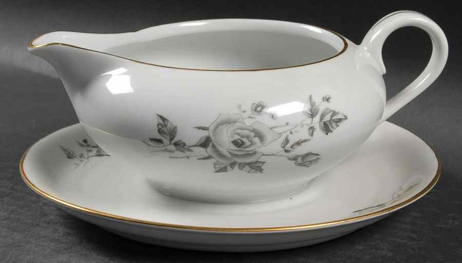 044071 Gravy Boat with Attached Underplate by Wawel-1