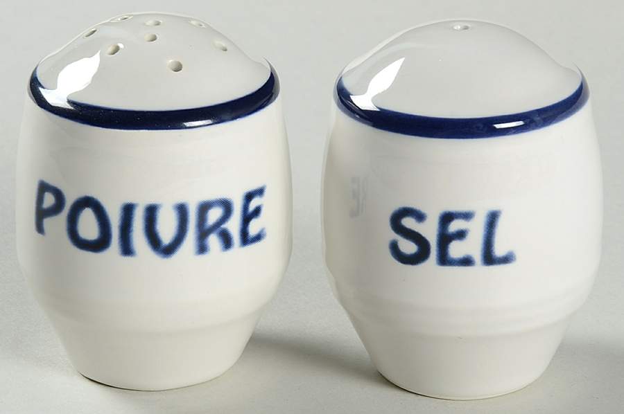 Bistro Francais Salt & Pepper Set by Williams-Sonoma-1
