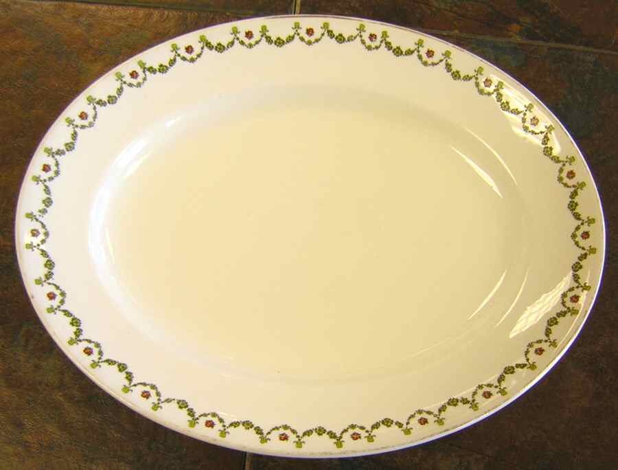 8052 1-2 14" Oval Serving Platter by Wedgwood-1