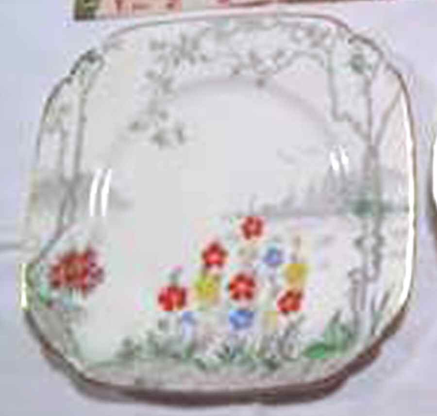 575 Square Bread & Butter Plate by Wellington (England)-1