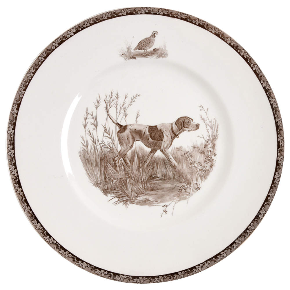 American Sporting Dog Plates, The (Bone) Dinner Plate by Wedgwood-1