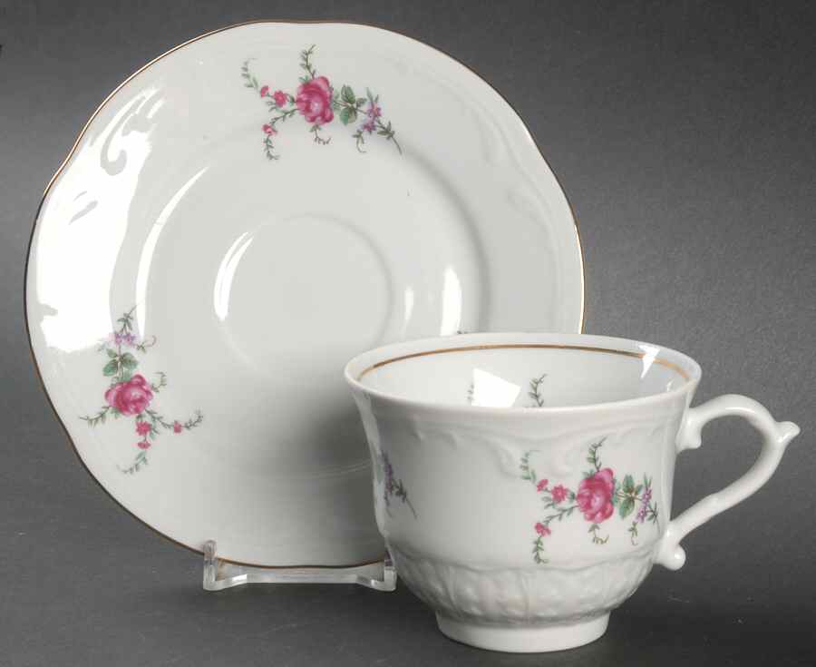 WTW9 Flat Cup & Saucer Set by Wtoctawek (Poland)-1