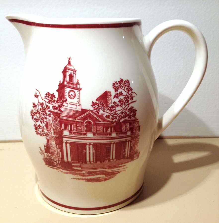 Middlesex School Red Pitcher by Wedgwood-1