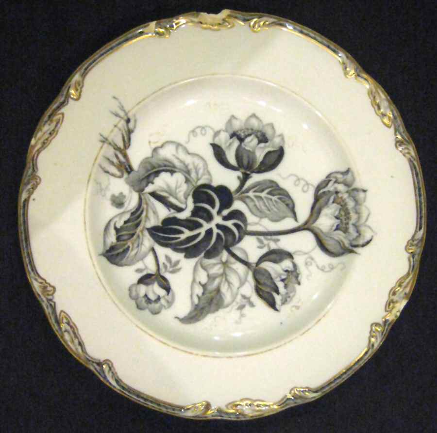 Nymphea Black Dinner Plate by Wedgwood-1