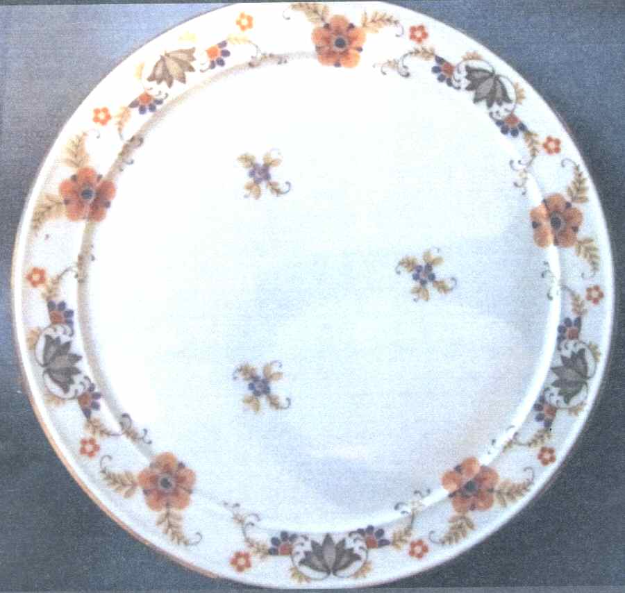 Jewel Dinner Plate by Weimar-1