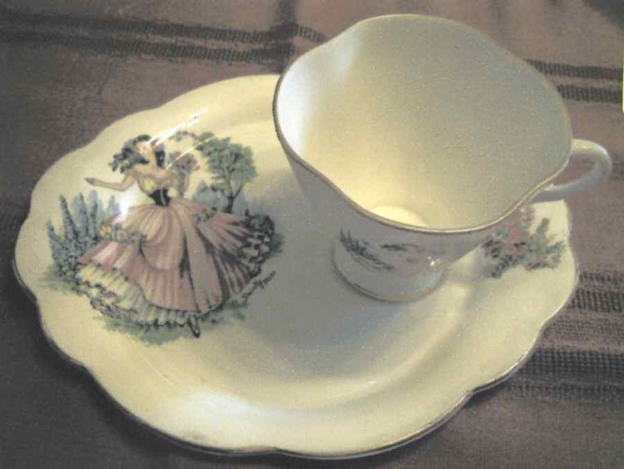 989-52 Snack Plate & Cup Set by Windsor (England)-1