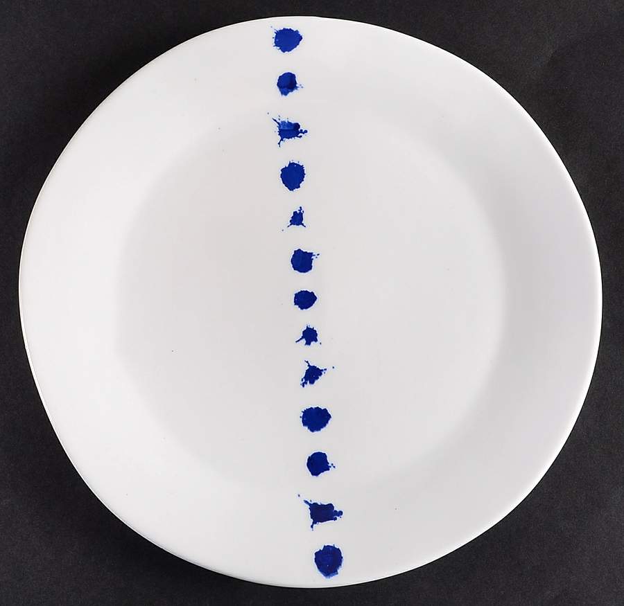 Blue Splatter Salad Plate by West Elm-1