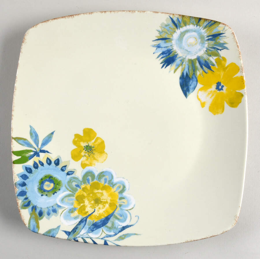 Fiore Di Acqua Dinner Plate by Waverly-1
