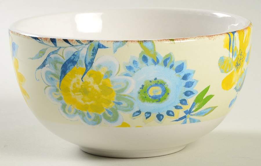 Fiore Di Acqua Soup/Cereal Bowl by Waverly-1