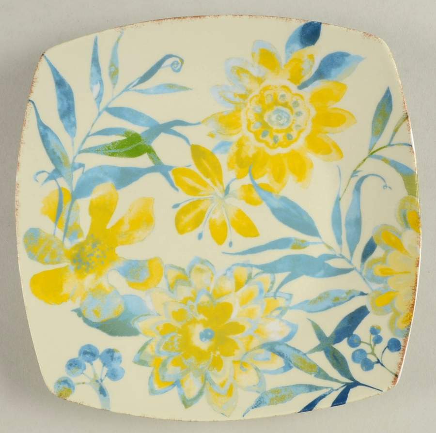 Fiore Di Acqua Salad Plate by Waverly-1