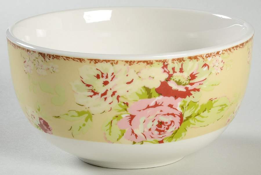 Tea Dance Creme Fraiche Soup/Cereal Bowl by Waverly-1