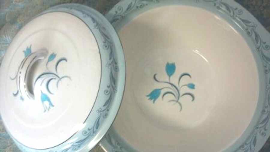 York Round Covered Butter by Wood & Sons-1