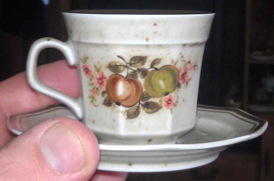 Debora Footed Cup & Saucer Set by Winterling - Bavaria-1