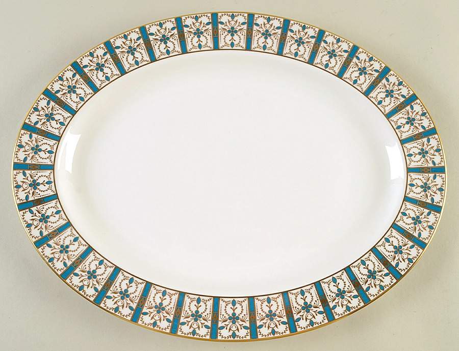 Basilica 15" Oval Serving Platter by Wedgwood-1
