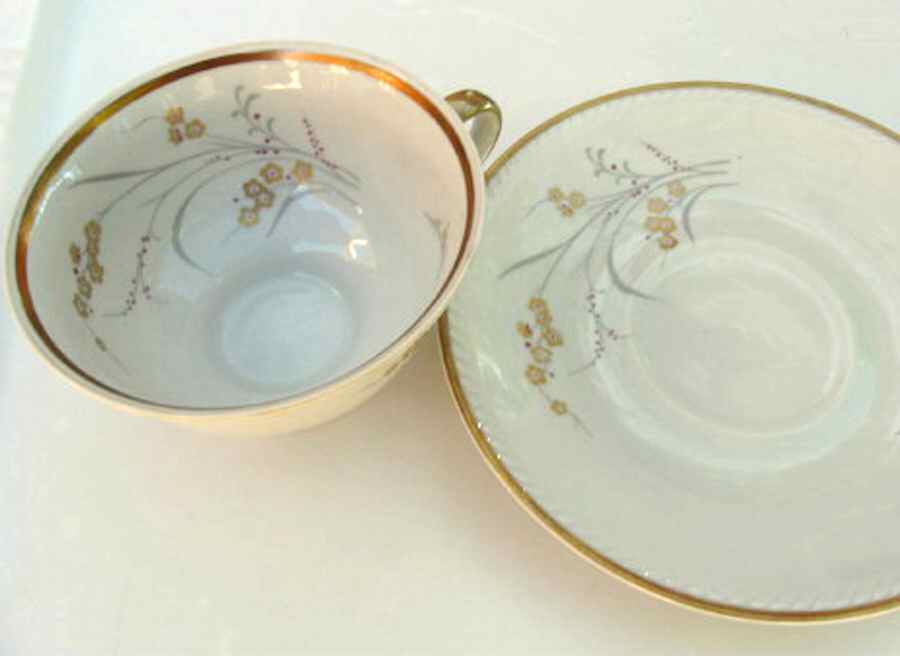 WIG1236 Flat Cup & Saucer Set by Winterling - Bavaria-1
