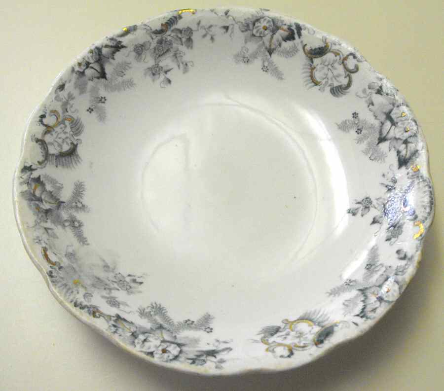 Saratoga (Gold Accents) Coupe Soup Bowl by Willets (USA)-1