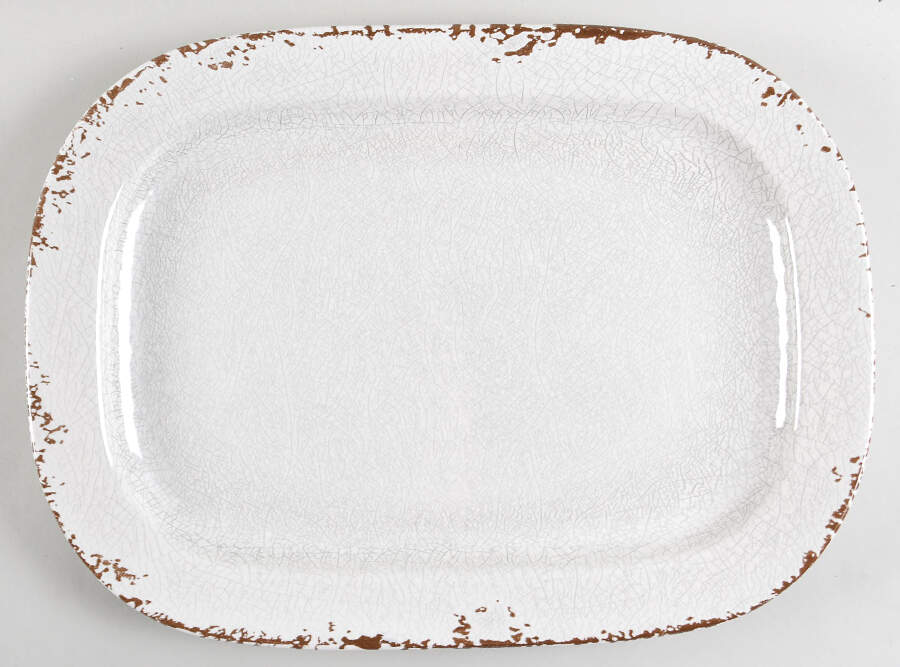 Rustic Italian Collection 17" Rectangular Melamine Platter by Williams-Sonoma-1