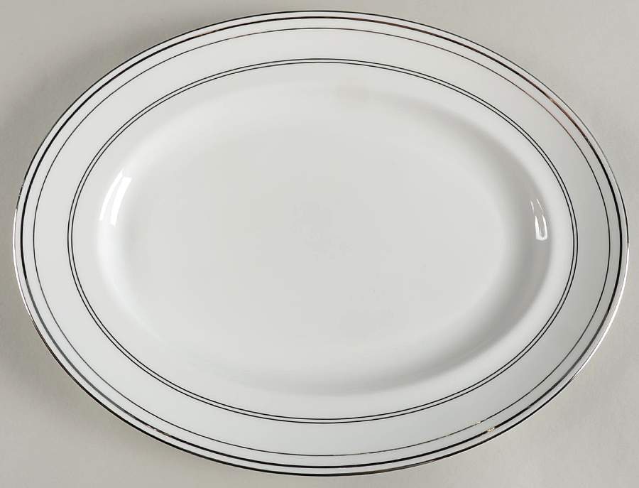 Radiante Formal 13" Oval Serving Platter by Wedgwood-1