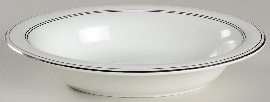 Radiante Formal 9" Oval Vegetable Bowl by Wedgwood-1